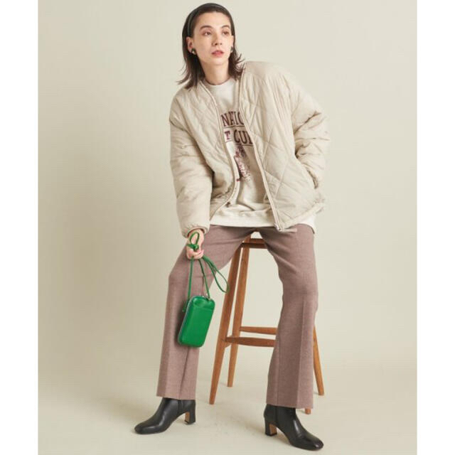 BEAUTY&YOUTH UNITED ARROWS(ビューティアンドユースユナイテッドアローズ)のキルティング×ボア リバーシブルブルゾン －2WAY－ レディースのジャケット/アウター(ブルゾン)の商品写真