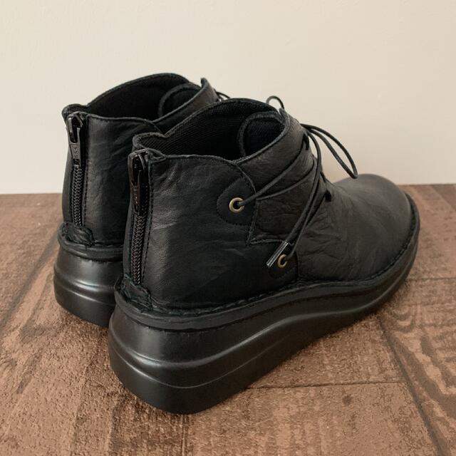 INCHOLSE インコルジェ　カジュアルブーツ　ブラック B38 レディースの靴/シューズ(ブーツ)の商品写真