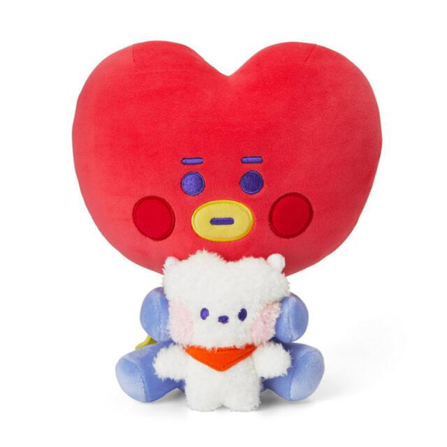 防弾少年団(BTS)(ボウダンショウネンダン)のBT21 日本非売品　マイリトルバディ minini. ぬいぐるみ🐯TATA エンタメ/ホビーのおもちゃ/ぬいぐるみ(ぬいぐるみ)の商品写真