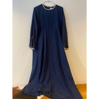 完売品STYLE MIXERパイピングワンピース(ロングワンピース/マキシワンピース)