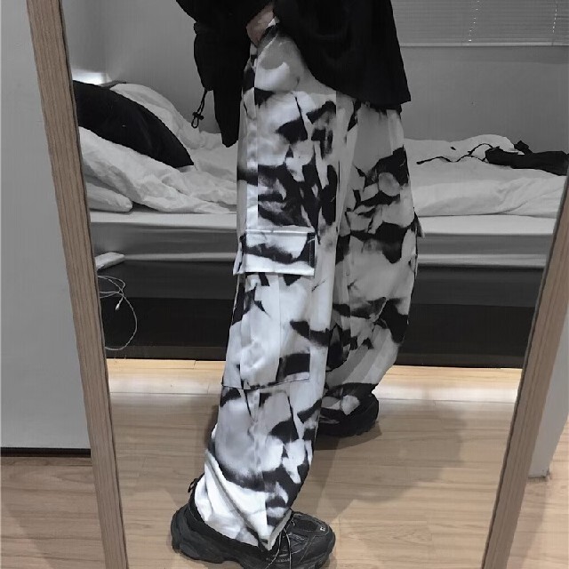 フリーサイズ タイダイ カーゴパンツ bluke.com.br