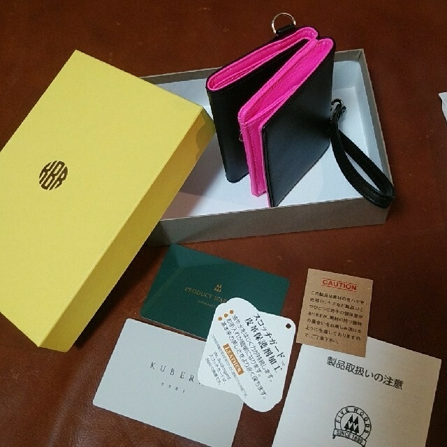 値下げKUBERA9981 tri-fold wallet(三つ折り財布)ファッション小物