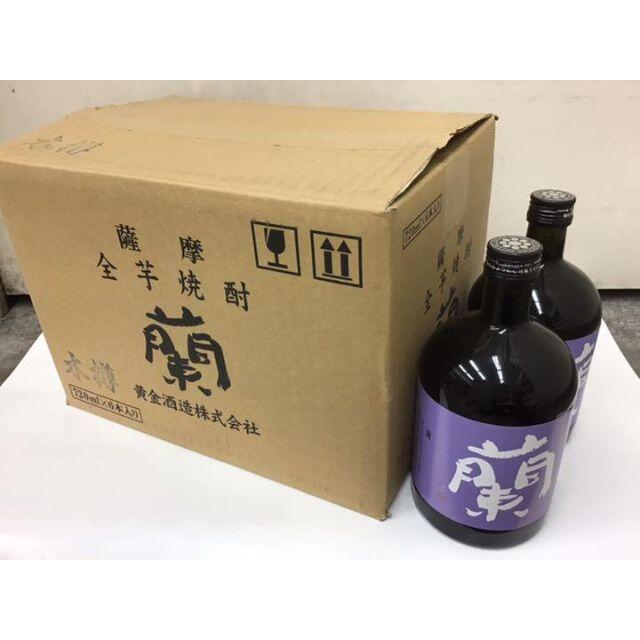 黄金酒造】蘭 木樽貯蔵 25度 720ML 1ケース（6本入） - 焼酎