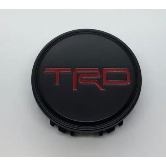 グランドセール RAV4 TRD 赤文字ホイールキャップ4つ マットブラック