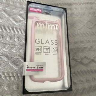 iPhone12mini ケース 可愛いピンクのネコ耳(iPhoneケース)