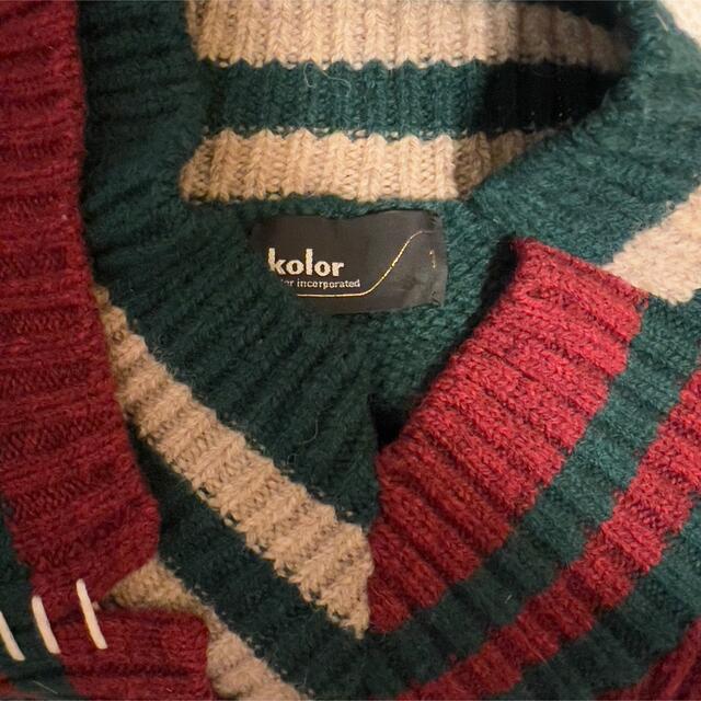 定番のお歳暮 19aw kolor 中古 - kolor クレイジー サイズ1 ニット