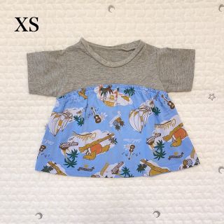 ロデオクラウンズ(RODEO CROWNS)のロデオクラウンズ　半袖Ｔシャツ　ハワイアン　子供服　女の子　XS(Tシャツ/カットソー)