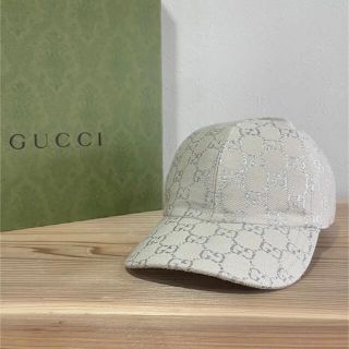 グッチ(Gucci)のGUCCI グッチ キャップ GGラメ ベースボールキャップ(キャップ)