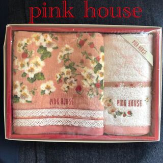 ピンクハウス(PINK HOUSE)のフェイスタオルとウォッシュタオル　ピンクハウス　即購入OK(タオル/バス用品)