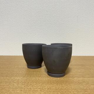陶器のミニカップ　3個セット(小物入れ)
