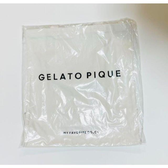 gelato pique(ジェラートピケ)の【新品】gelato pique ジェラートピケ ホビートートバッグ*ホワイト レディースのバッグ(トートバッグ)の商品写真