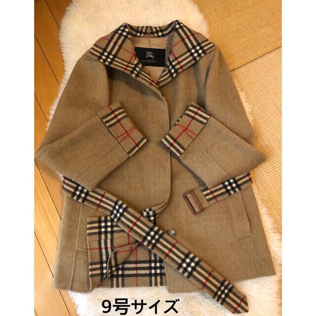 BURBERRY - 超美品本物バーバリーBurberry上質ウールカシミヤコート