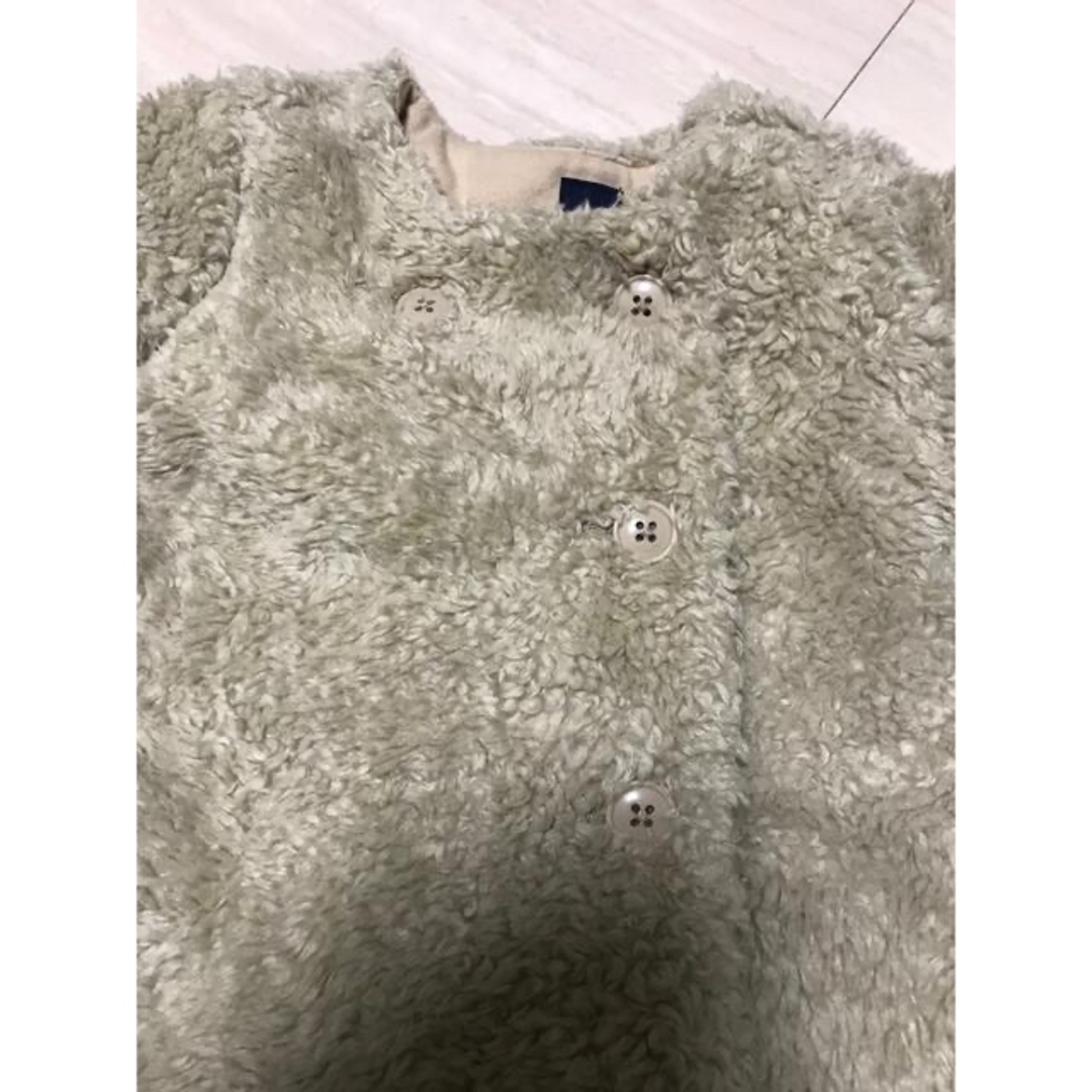 GAP(ギャップ)のbabyGap ボアコート　もこもこ キッズ/ベビー/マタニティのベビー服(~85cm)(ジャケット/コート)の商品写真