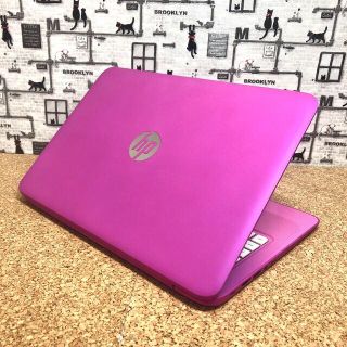 HP - 女性大人気ピンクPC❤小型持ち運び便利❤インカメラ❤オンライン