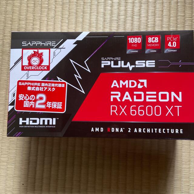 SAPPHIREメーカー型番SAPPHIRE PULSE Radeon RX 6600 XT