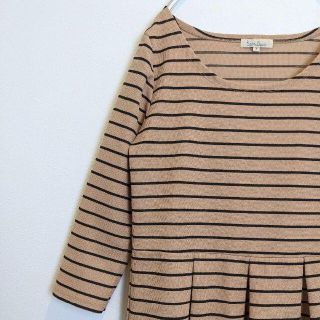 ロペピクニック(Rope' Picnic)の【美品】38 Rope Picnic　ロペピクニック　ボーダー　ワンピース(ミニワンピース)