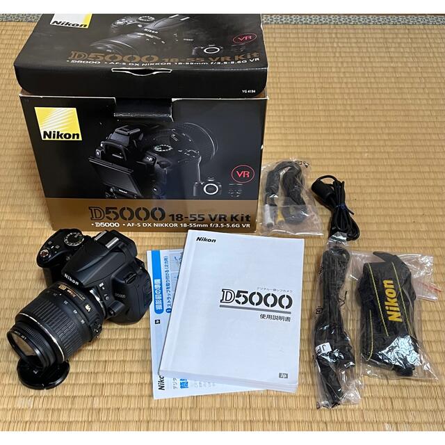 ★iPhone転送＆SD付き★Nikon ニコン D5000 18-55 VR