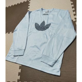 アディダス(adidas)の★AST-963 新品未使用 アディダス スエットトレーナー  水色 L(トレーナー/スウェット)