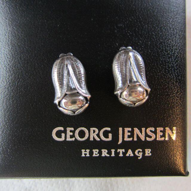 ファッションの Georg Jensen 新品！ジョージ・ジェンセン　2007イヤークリップ（イヤリング）ブルーベル - イヤリング