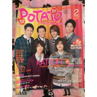 カトゥーン(KAT-TUN)のPOTATO  2009年　2月号(音楽/芸能)