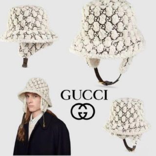 グッチ(Gucci)の国内正規店購入 イヤフ GG  バケット ハット(ハット)