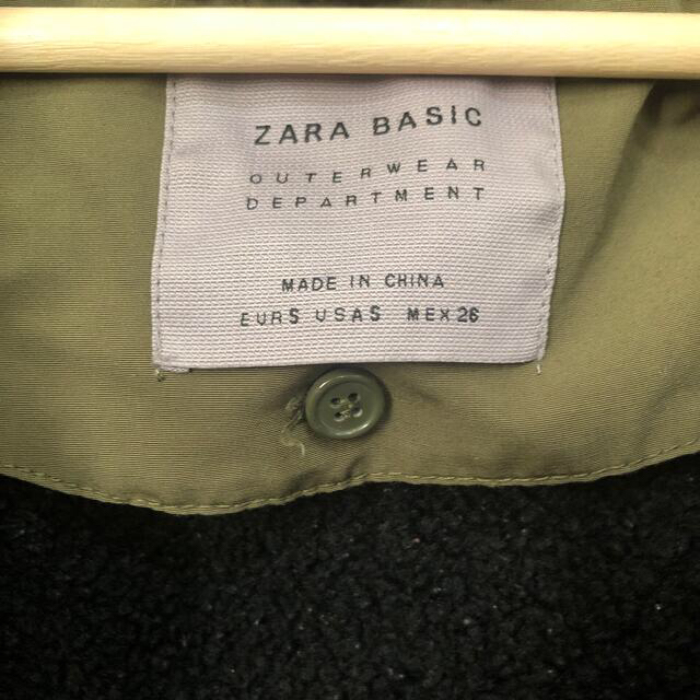 ZARA(ザラ)の【ZARA BASIC 人気 モッズコート カーキ】 レディースのジャケット/アウター(モッズコート)の商品写真