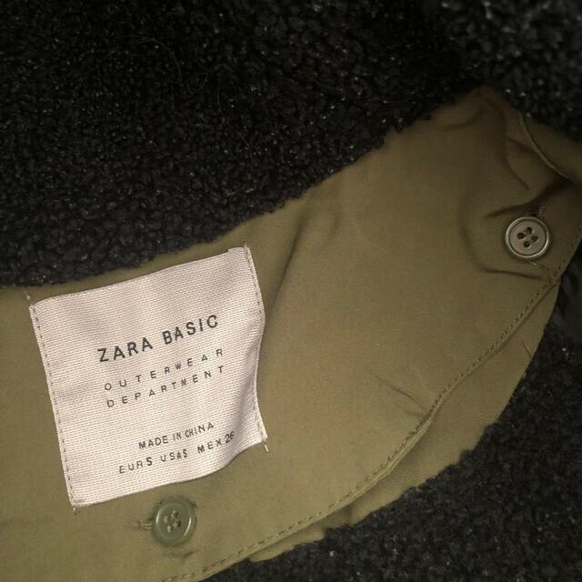 ZARA(ザラ)の【ZARA BASIC 人気 モッズコート カーキ】 レディースのジャケット/アウター(モッズコート)の商品写真