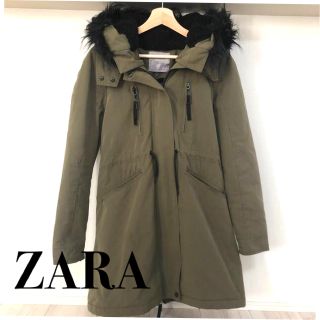 ザラ(ZARA)の【ZARA BASIC 人気 モッズコート カーキ】(モッズコート)