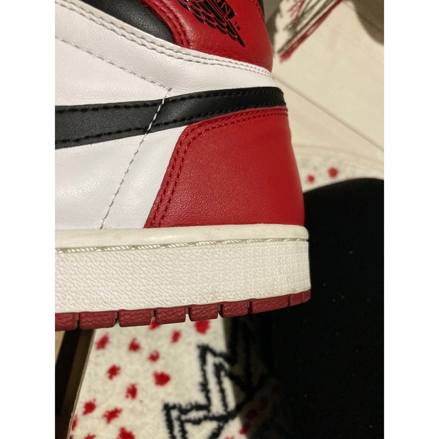 NIKE(ナイキ)のNIKE AIR JORDAN1 HIGH OG BLACK TOE 2016 メンズの靴/シューズ(スニーカー)の商品写真