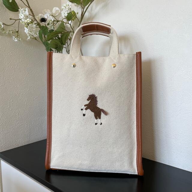 SEVEN TEN(セブンテン) お馬さん刺繍 バッグ Sサイズ | フリマアプリ ラクマ