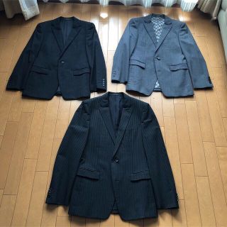 コムサメン(COMME CA MEN)の美品　プラチナコムサスーツ　コムサメンスーツ　シャツセット(セットアップ)