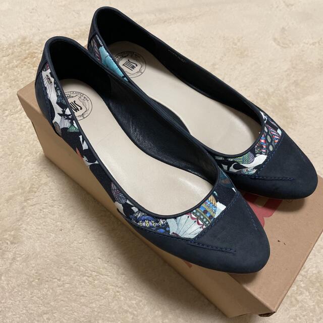 mary様カンペール/CAMPER ネイビー 24cm フラットシューズ