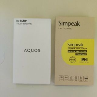 アクオス(AQUOS)のSHARP AQUOS sense4 lite SH-RM15 ブラック(スマートフォン本体)