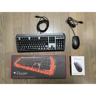 マウス G-Tune ゲーミングキーボード、マウスセット(PC周辺機器)