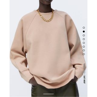 ザラ(ZARA)の【新品・タグ付き】ZARA スウェット(トレーナー/スウェット)