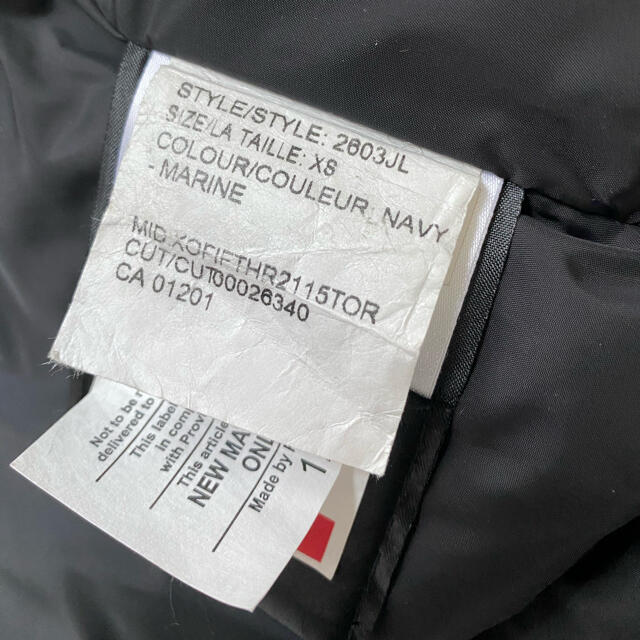 CANADA GOOSE - カナダグース✨レディースXS⛄️ネイビーの通販 CANADA GOOSE - カナダグース✨レディースXS⛄️ネイビーの通販