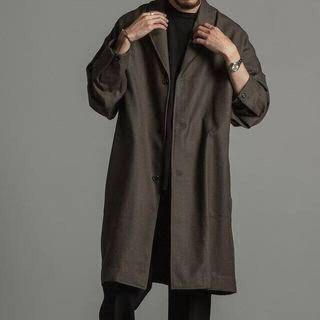 マーカウェア(MARKAWEAR)のmarka WOOL SOFTSERGE SHIRTCOAT 2020aw 1(チェスターコート)