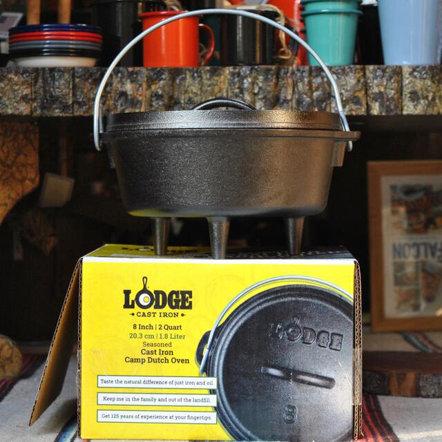 LODGE米国製ロッジロジックキャンプオーブン【8インチ】鋳鉄ダッチオーブン