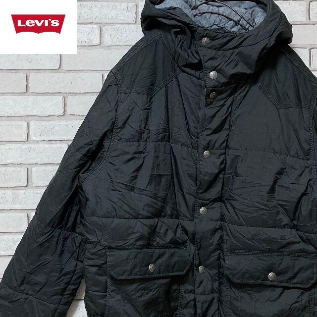 Levi's(リーバイス)の人気 リーバイス Levis 中綿 ナイロンジャケット 赤タグ ダークグレーM メンズのジャケット/アウター(ナイロンジャケット)の商品写真