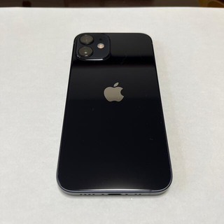 アップル(Apple)のアップル iPhone12 mini 64GB ブラック ausimロック解除済(スマートフォン本体)