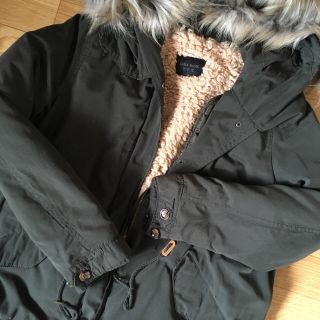 ザラ(ZARA)のZARA BASIC アウター S(ミリタリージャケット)