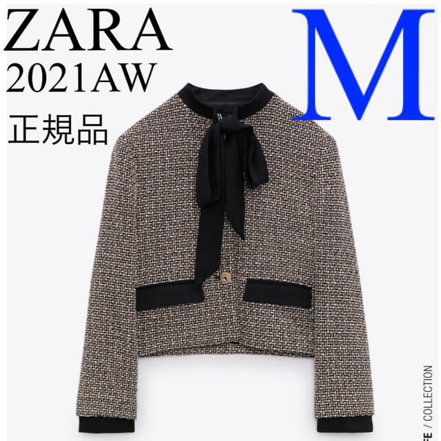 ZARA　ビッグリボンジャケット