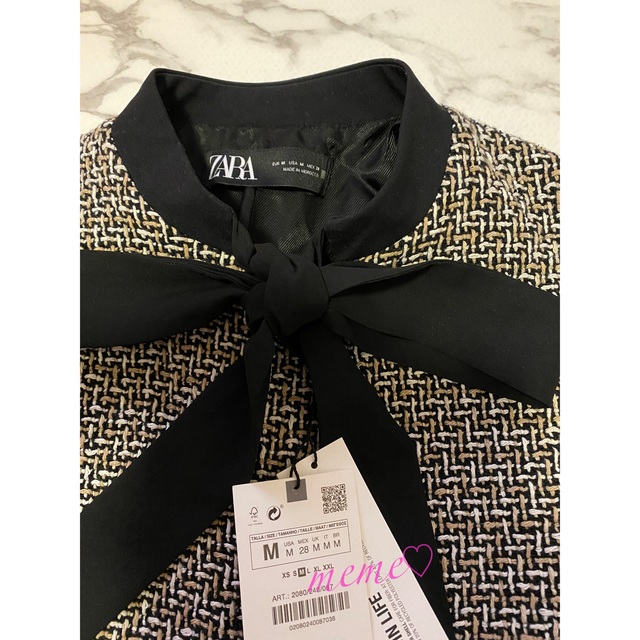 ZARA - 【完売/新品】ZARA リボンディテール テクスチャー ZARA - 【完売/新品】ZARA リボンディテール テクスチャー