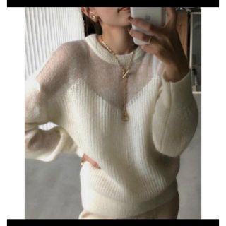 アメリヴィンテージ(Ameri VINTAGE)のAmeri vintage BUSTIER PATTERN KNIT SET(ニット/セーター)