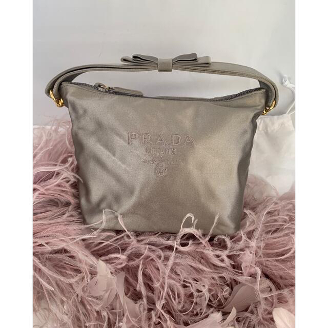 未使用品】 PRADA - PRADA 希少ポーチ シルク ビンテージ カクテル