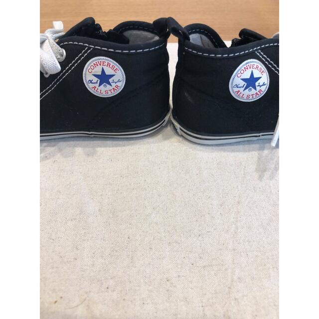 CONVERSE(コンバース)のコンバーススニーカー　ブラック14cm キッズ/ベビー/マタニティのベビー靴/シューズ(~14cm)(スニーカー)の商品写真