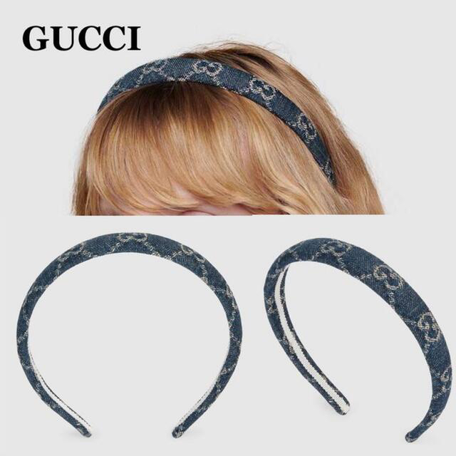 Gucci - GUCCI デニム カチューシャの通販 by ミキ's shop｜グッチなら 