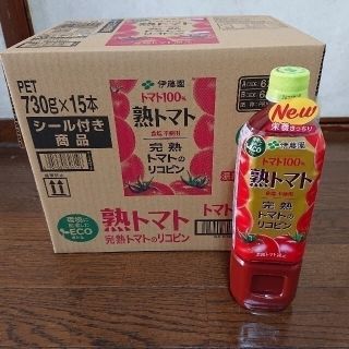 イトウエン(伊藤園)の伊藤園 トマトジュース 熟トマト 730g　15本セット　(1ケース)(ソフトドリンク)