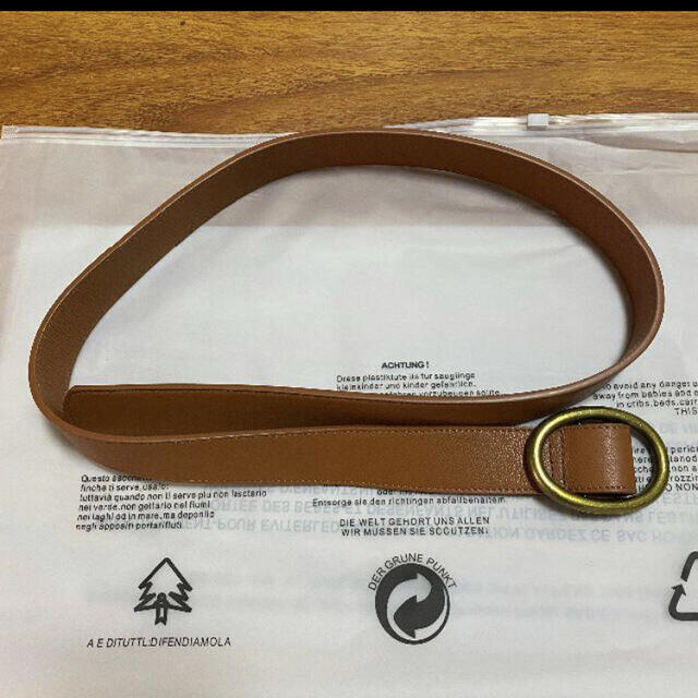 CLANE クラネ CIRCLE BUCKLE WIDE BELTの通販 by yume|ラクマ