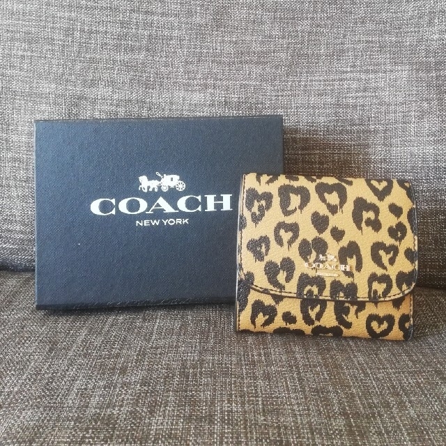 COACH(コーチ)のCOACH　レオパード　財布　コーチ レディースのファッション小物(財布)の商品写真